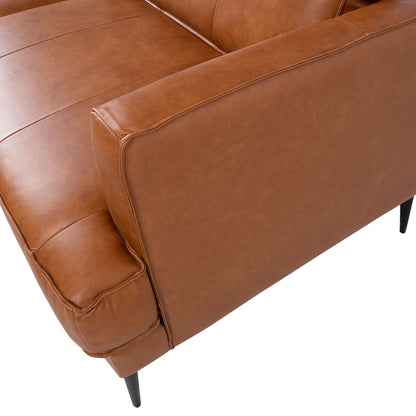 Sofa LEO 194x86xH85cm, light brown