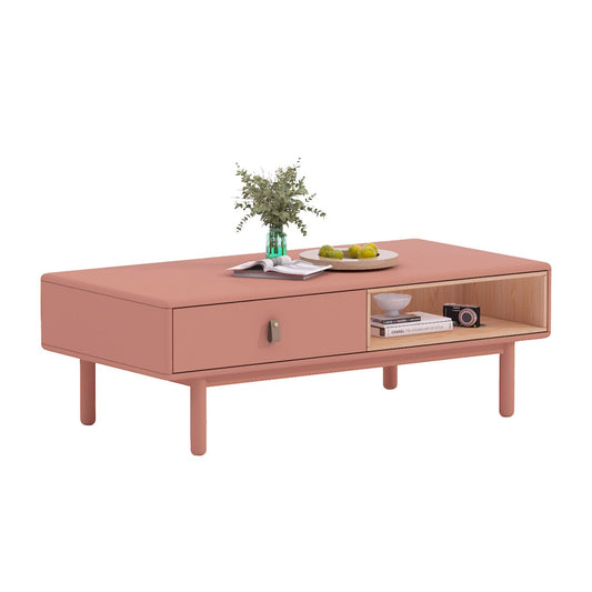 Coffee table IRIS 120x60xH40cm, pink