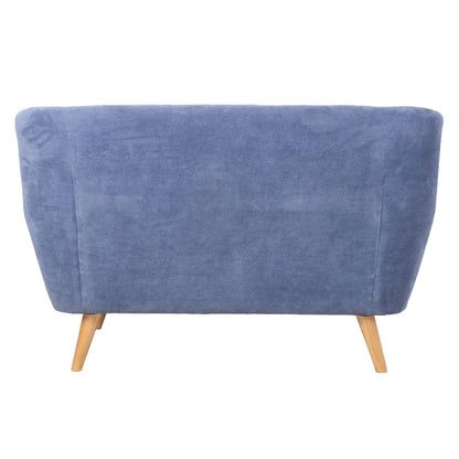 Sofa RIHANNA 2-seater 140x84xH87cm, blue fabric