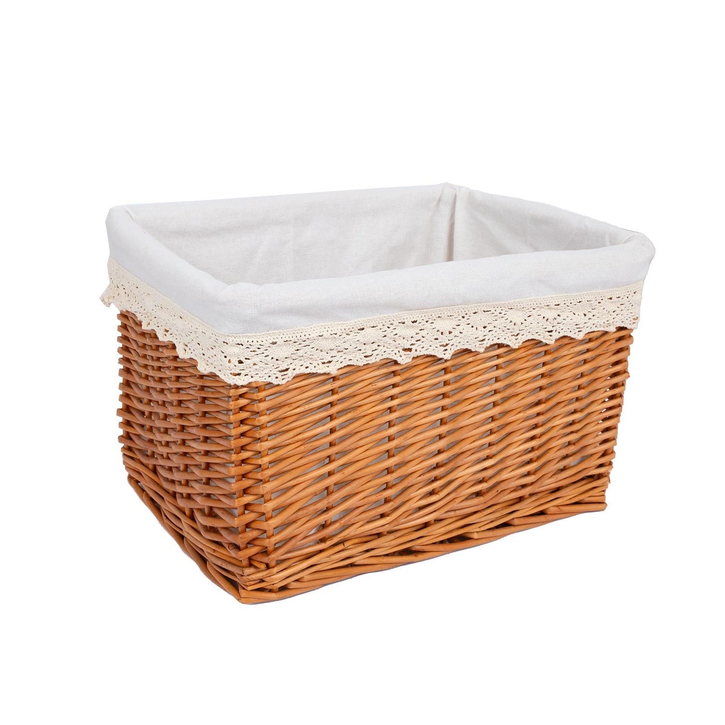 Basket MAX-3, 40x30xH24cm, light brown