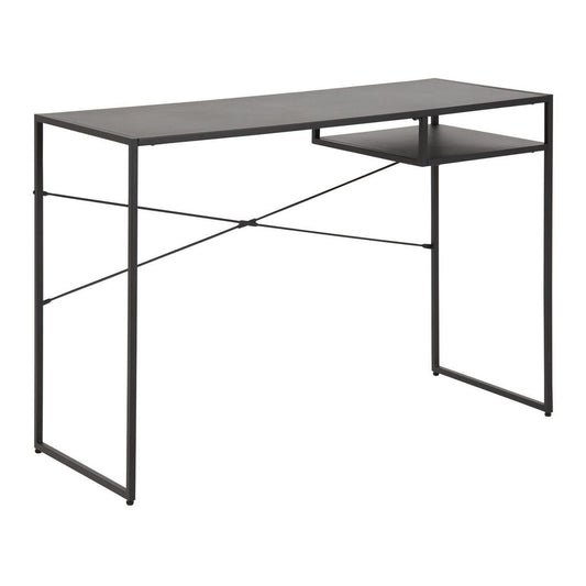 Desk NEWCASTLE 110x45xH75cm, black 