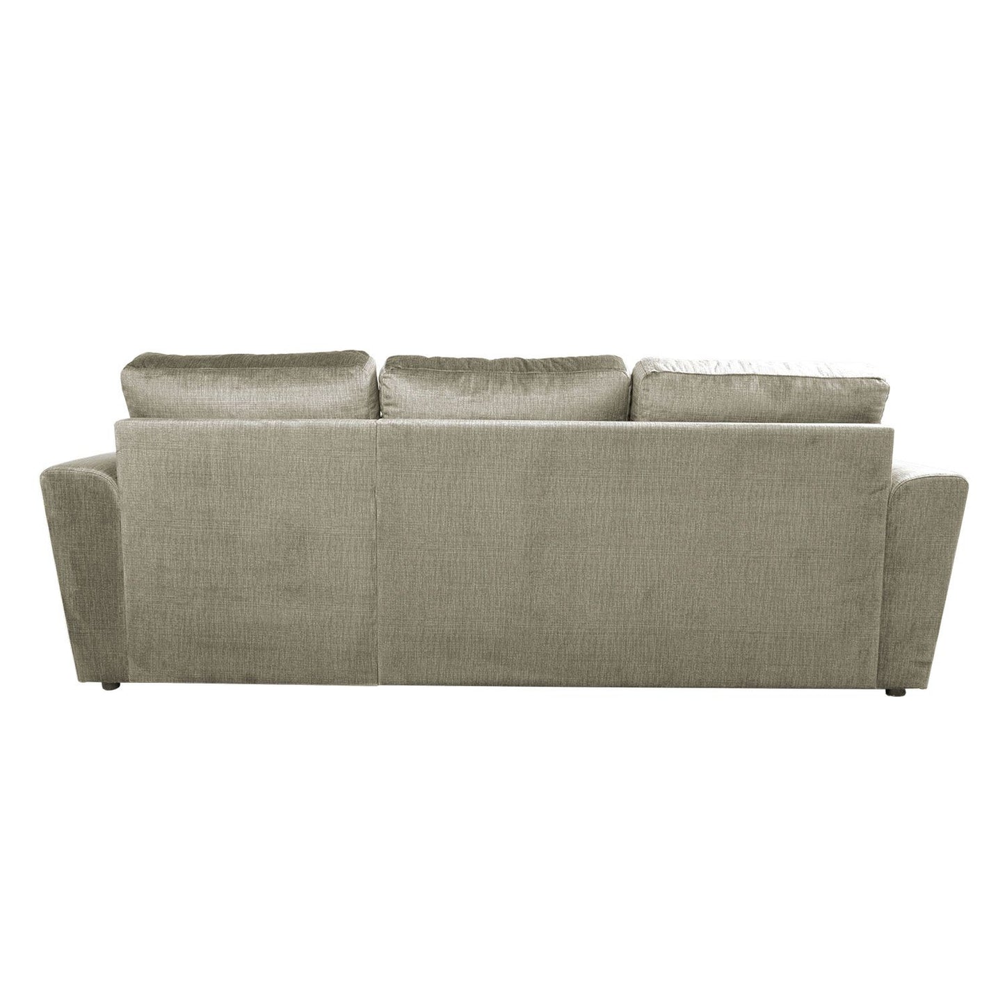 Corner pull-out sofa INGMAR beige velvet