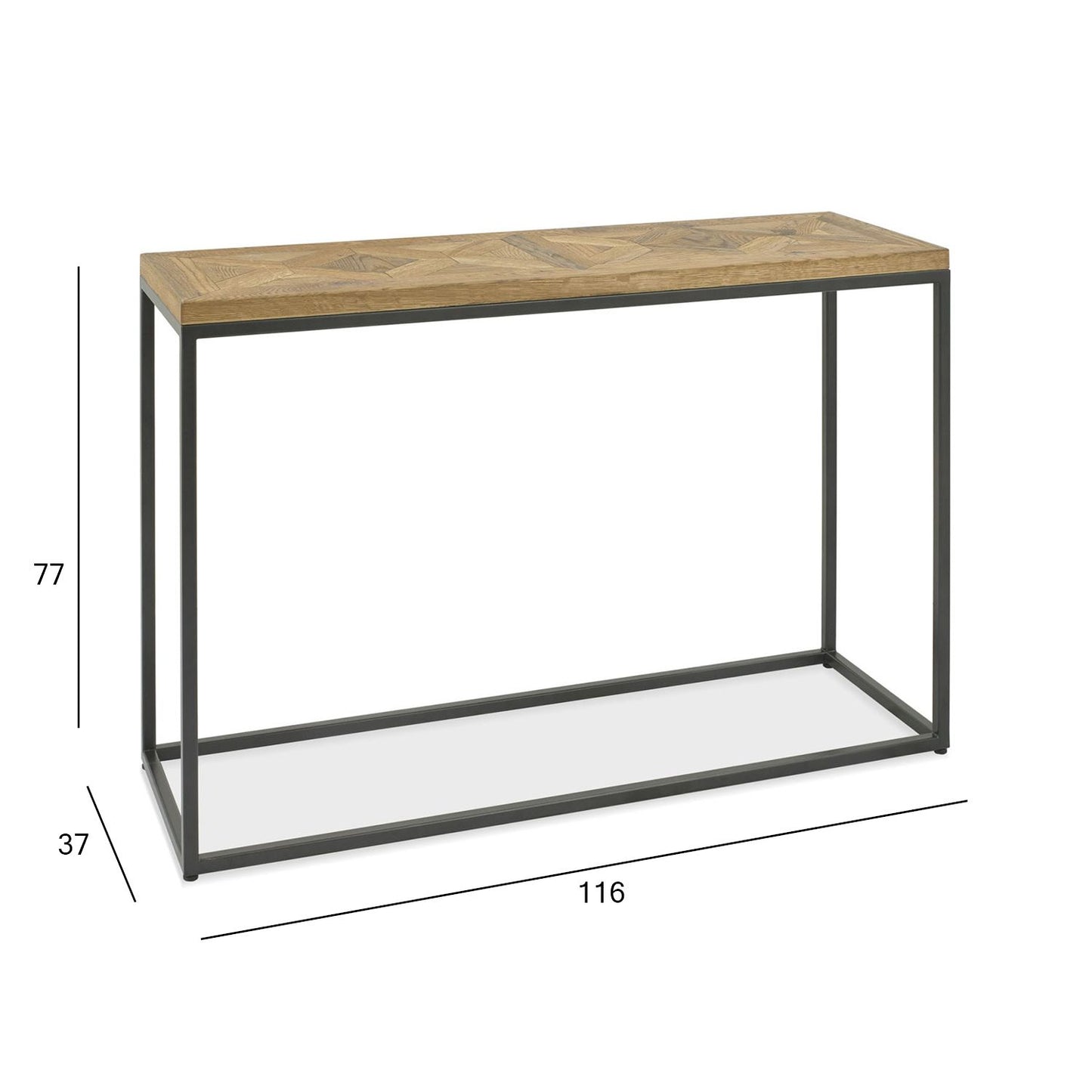 Coffee table INDUS 116x37xH77cm, oak