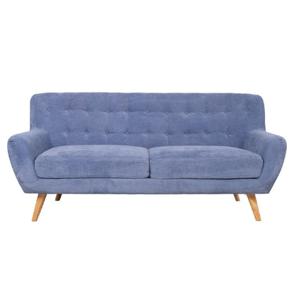 Sofa RIHANNA 3-seater 185x84xH87cm, blue fabric