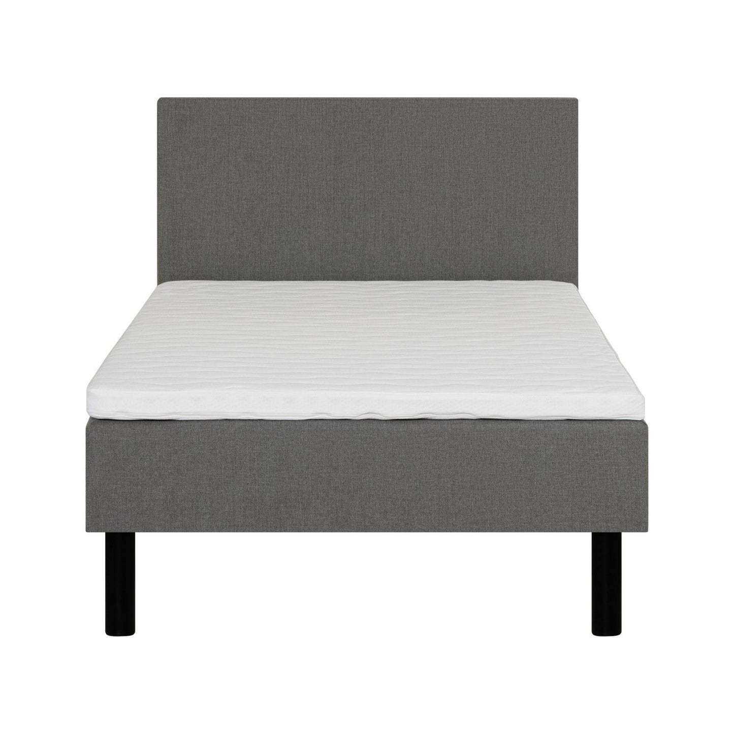 Couch LANDE 120x200cm, with headboard, gray