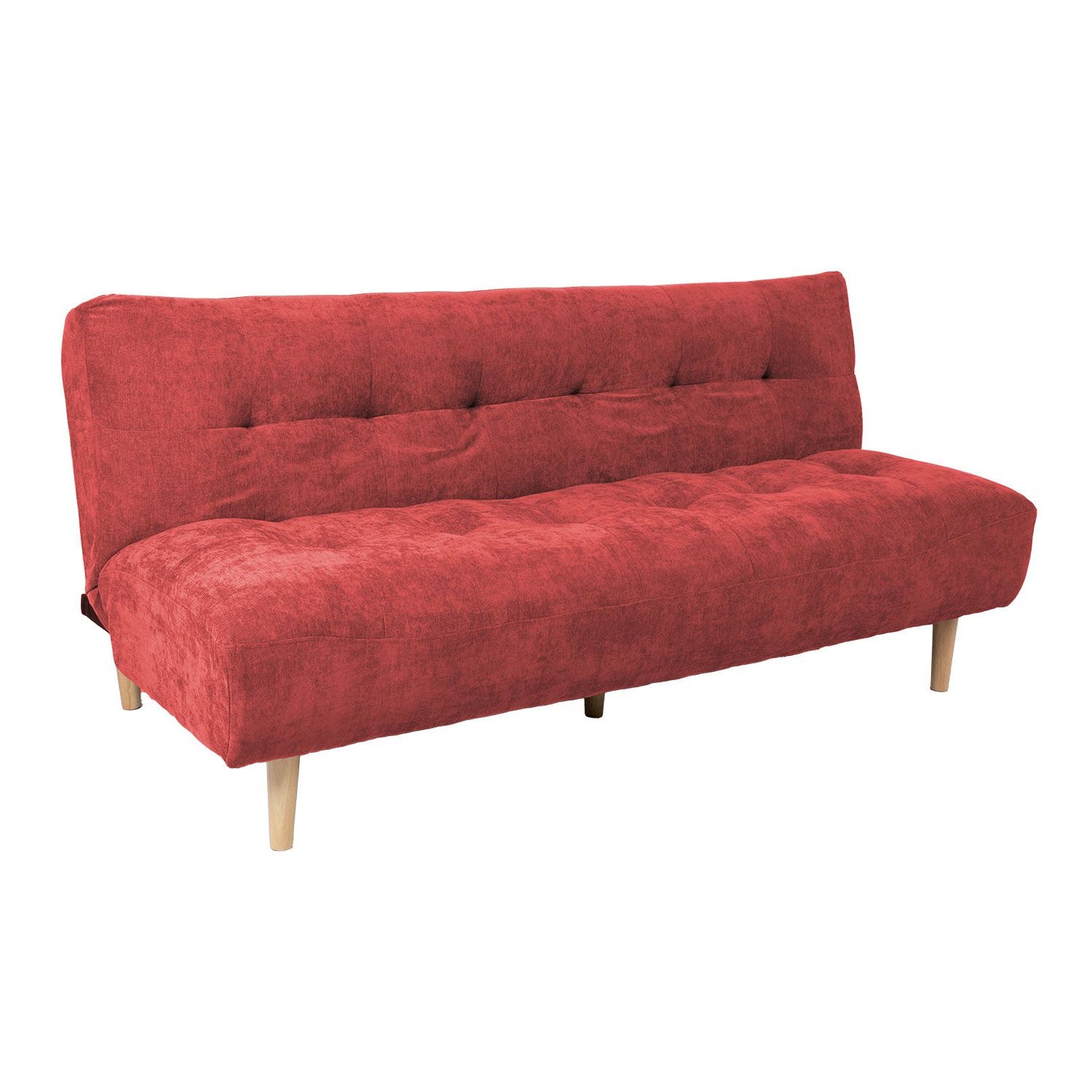 Sofa bed KIRUNA 186x101xH87cm, red