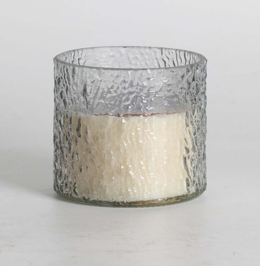 Aromatic candle glass NATURE GREEN H9cm, Northern Forest 