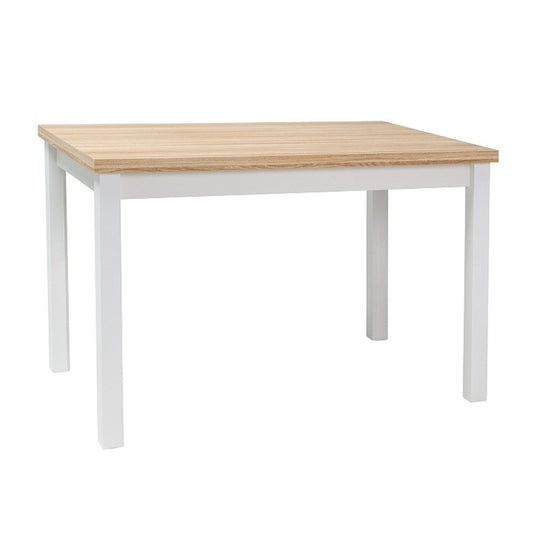 Table ADAM OAK COLOR / WHITE MATTE 100x60