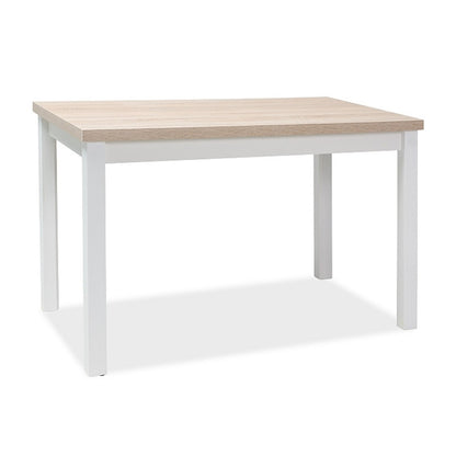 Table ADAM OAK COLOR / WHITE MATTE 100x60