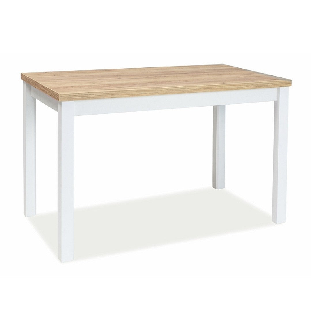 Table ADAM OAK COLOR / WHITE MATTE 100x60