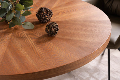 Table AMADEO WALNUT/BLACK MATTE FI 100