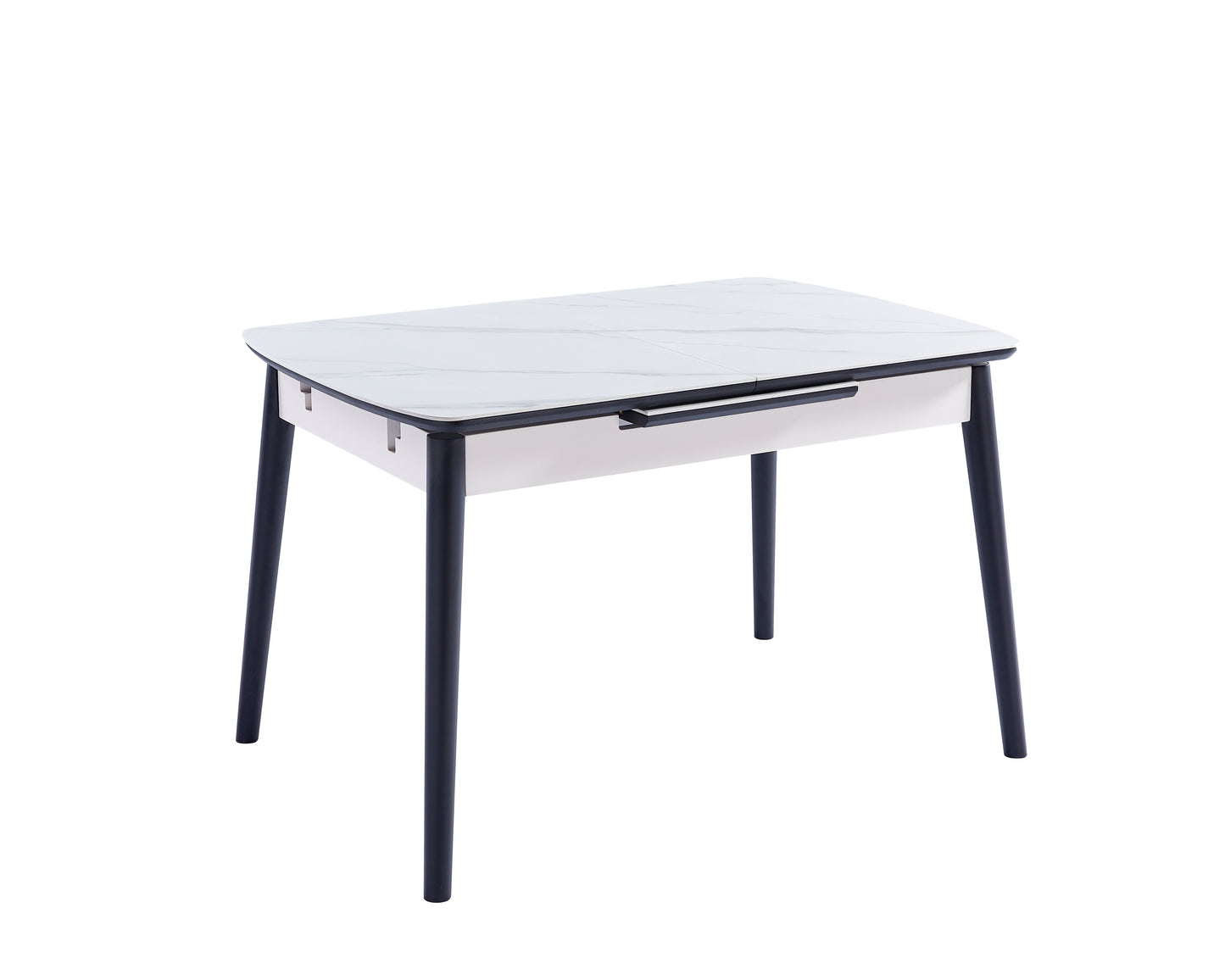 Table APOLLO WHITE MATTE/BLACK FRAME 120(160)X80