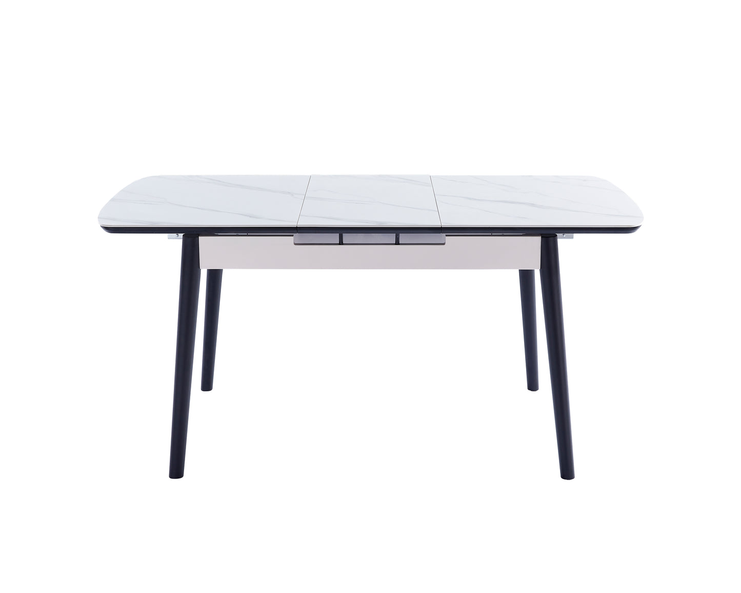 Table APOLLO WHITE MATTE/BLACK FRAME 120(160)X80