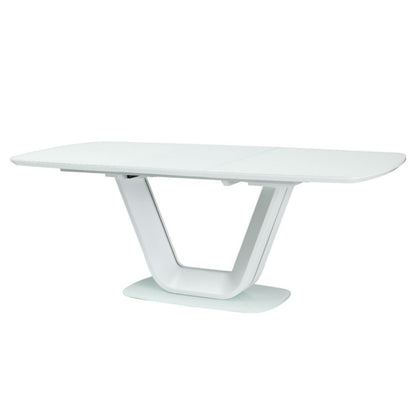 Table ARMANI WHITE MATTE 140(200)X90