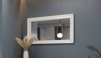 ARNO - Mirror with frame 120/65 / 64cm / White 