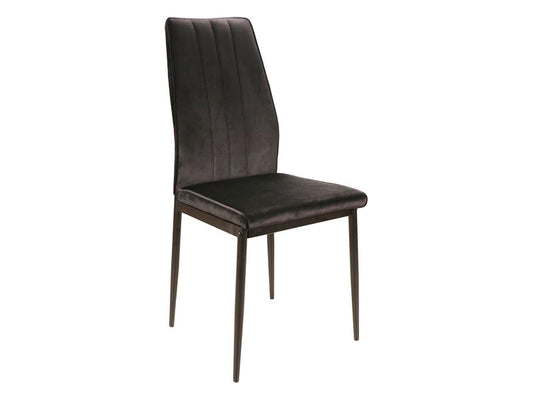 Chair ATOM VELVET BLACK FRAME/BLACK BLUEVEL 19 