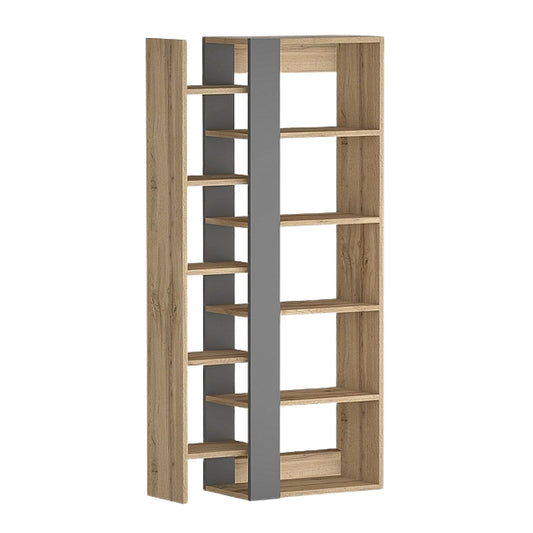 Shelf COMBO OAK WOTAN / ANTHRACITE 165X80