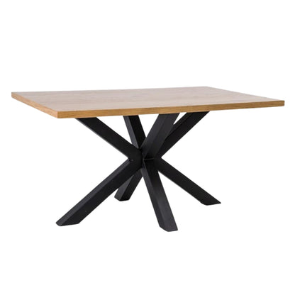 Table CROSS OAK COLOR/BLACK VENEER 180x90