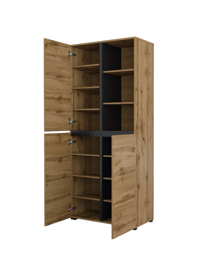 CROSS - Hallway cabinet / Wotan oak-black 