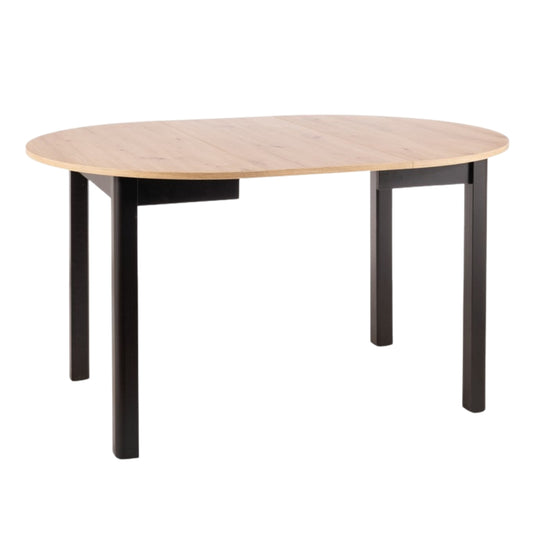 Table DANTE ARTISAN OAK COLOR / BLACK MATT FI 102 (102-144)