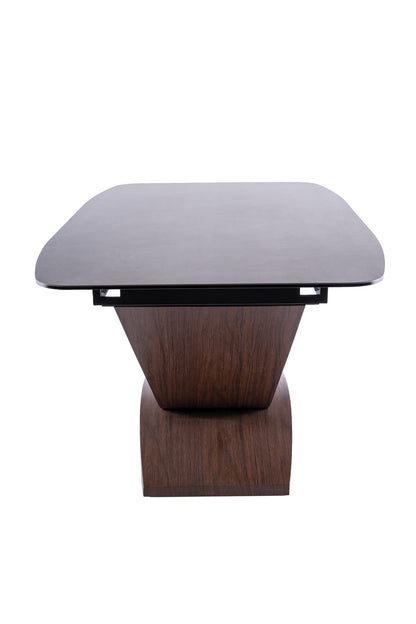 Table BONUCCI CERAMIC BLACK NERO GRECO/WALNUT (200-250)X98