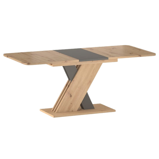 Table EXEL ARTISAN OAK COLOR / ANTHRACITE 140(180)X85 (D)