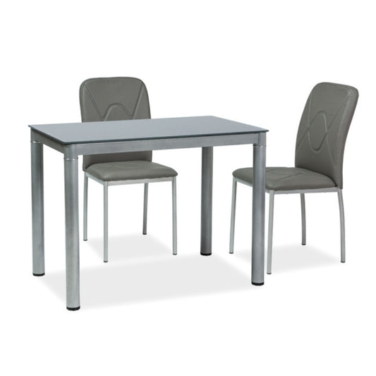 Table GALLANT GRAY/GRAY FRAME 100*60