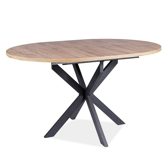 Table GASTON OAK COLOR/BLACK 100(135)X100