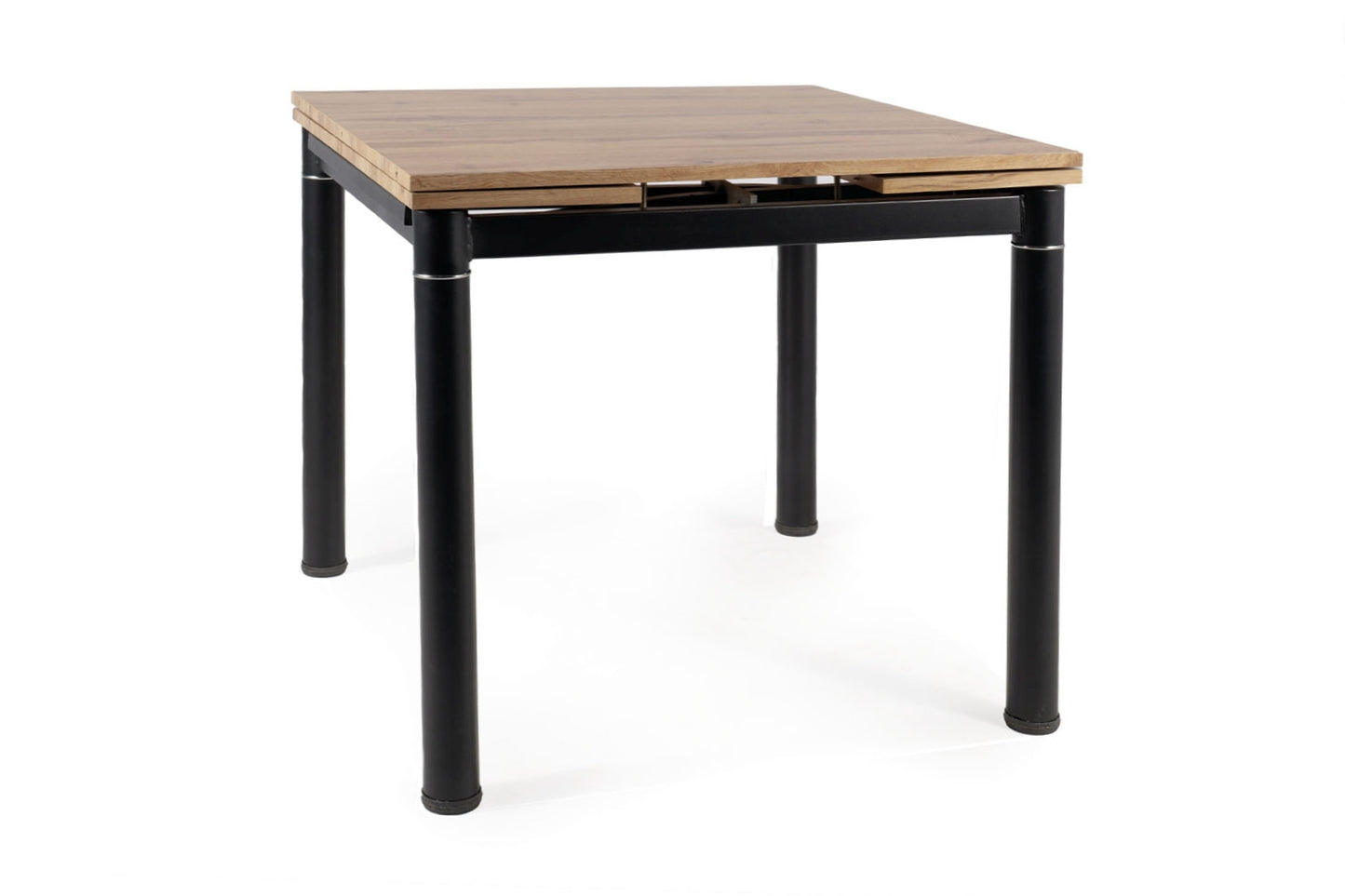 Table GD082 OAK / BLACK MATTE 80(131)x80