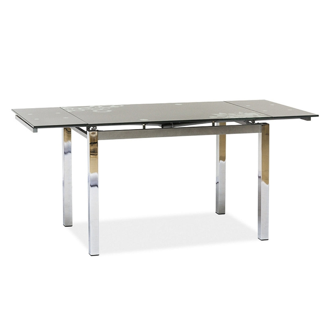 Table GD017 GRAY/CHROME 110(170)x74