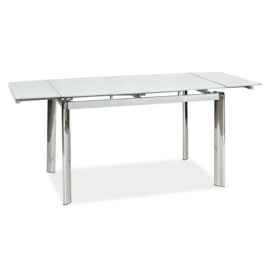 Table GD020 WHITE/CHROME 120(180)x80