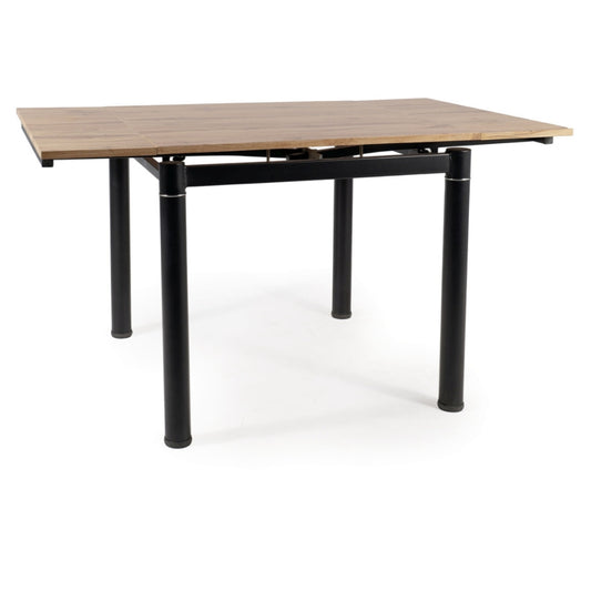 Table GD082 OAK / BLACK MATTE 80(131)x80