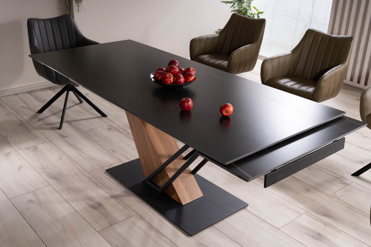 Table GENESIS BLACK / BLACK 180 (240)X90