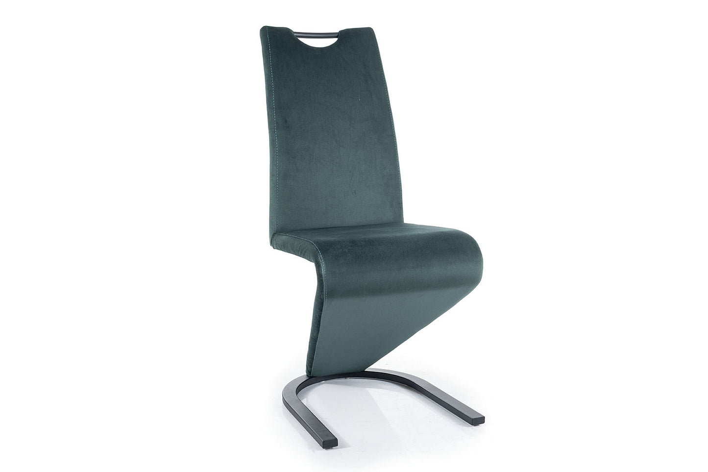 Chair H090 VELVET BLACK FRAME / GREEN BLUVEL 78