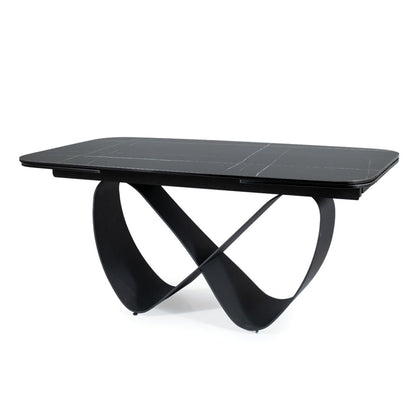 Table INFINITY AZARIO CERAMIC BLACK / BLACK MATT 160 (240)X95