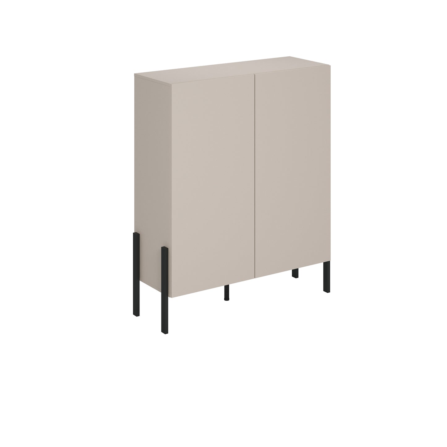 Living Room Cabinet JUKON with 2 Doors, Cashmere Color 