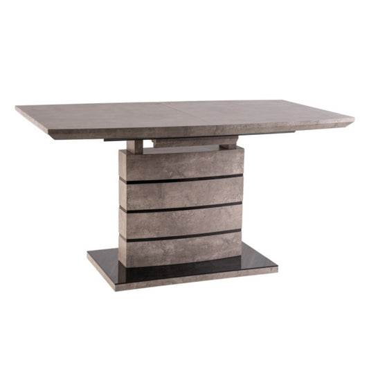 Table LEONARDO CONCRETE EFFECT 140(180)X80