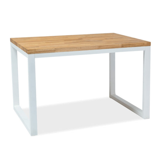 Table LORAS II NATURAL OAK COLOR/WHITE VENEER 180x90