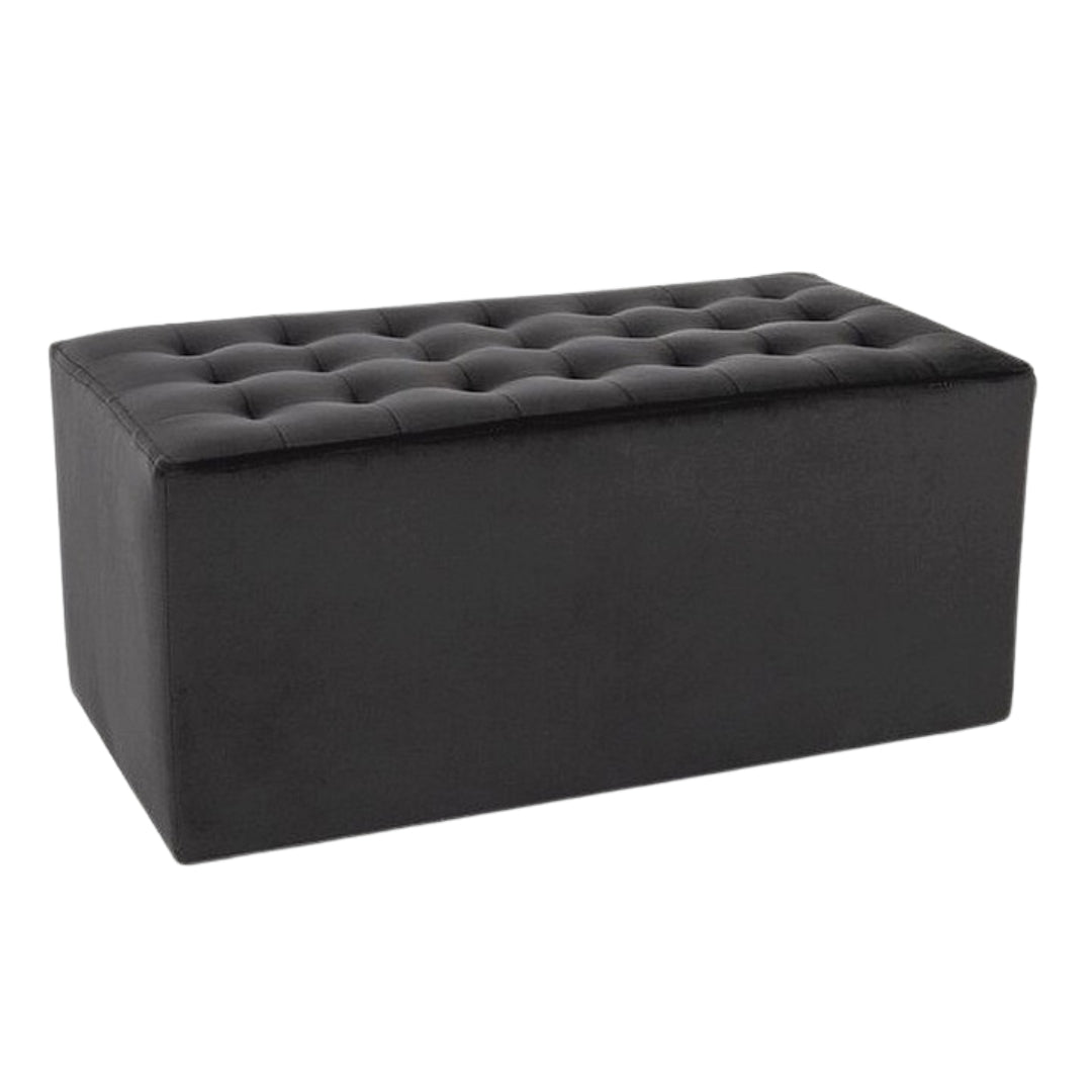 Pouf LORI 2 VELVET BLACK BLUVEL 19