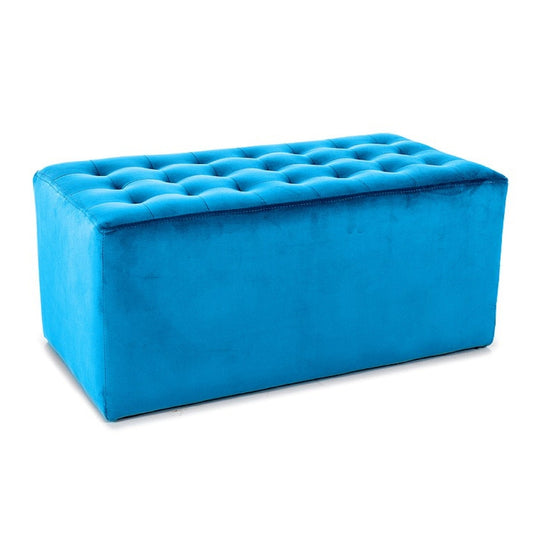 Pouf LORI 2 VELVET TURQUOISE BLUVEL 85