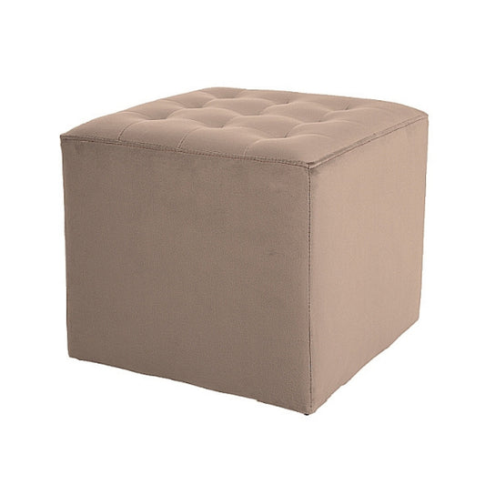 Pouffe LORI VELVET SAND COLOR BLUVEL 28