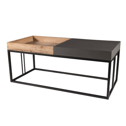 Coffee table LUNARIA OAK TONE/ANTHRACITE 110X50X47