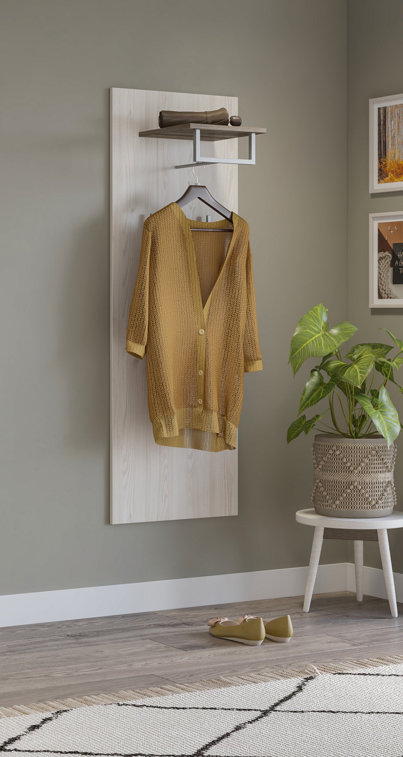 Larona - Clothes hanger / Sibiu larche/Sonoma truffel 