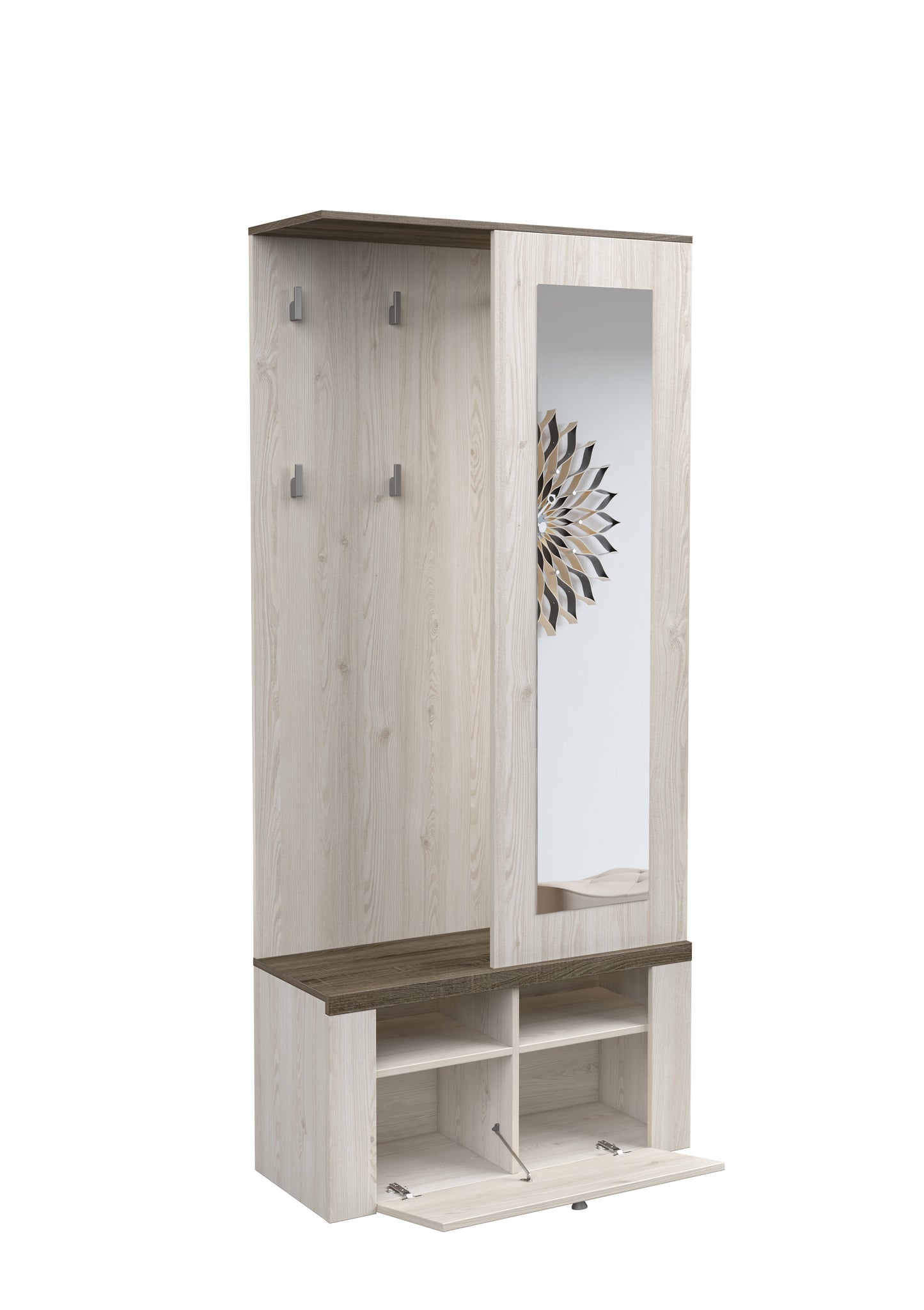 Larona - Hallway set I / Sibiu larche/Sonoma truffel 