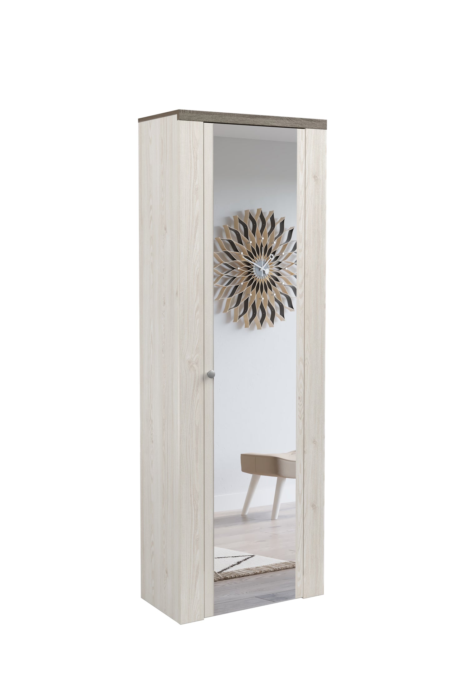 Larona - Hall cabinet (small) / Sibiu larche/Sonoma truffel 