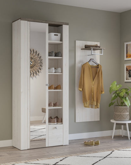 Larona - Shoe cabinet / Sibiu larche/Sonoma truffel 