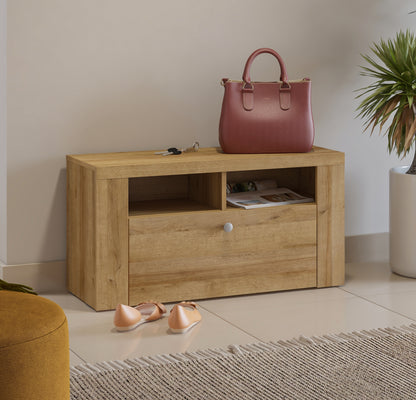 Larona - Shoe cabinet / Light riviera oak