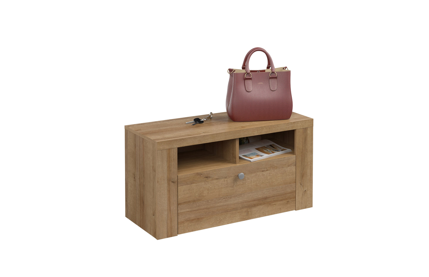 Larona - Shoe cabinet / Light riviera oak