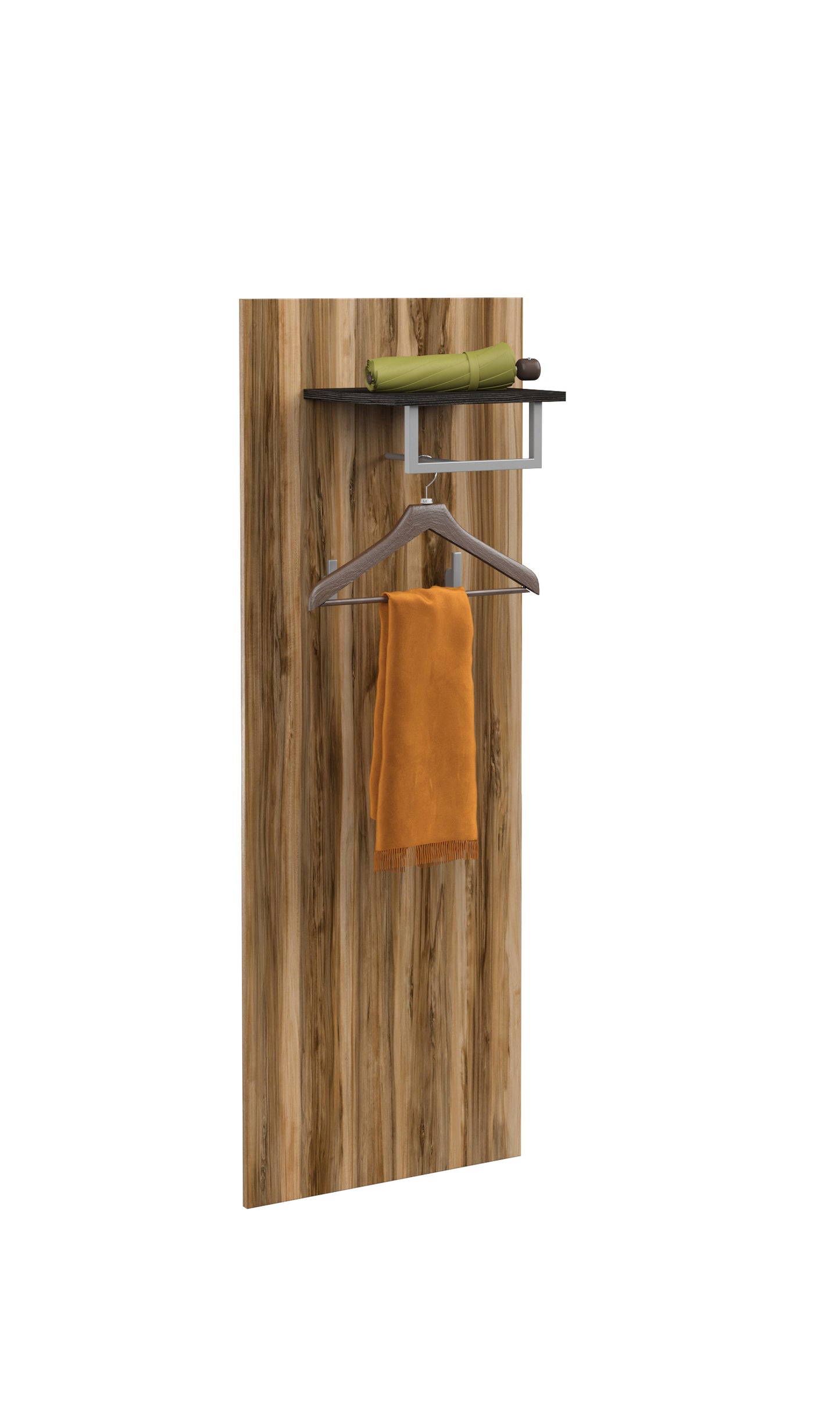 Larona - Hallway hanger / Satin nussbaum/ touchwood Light 