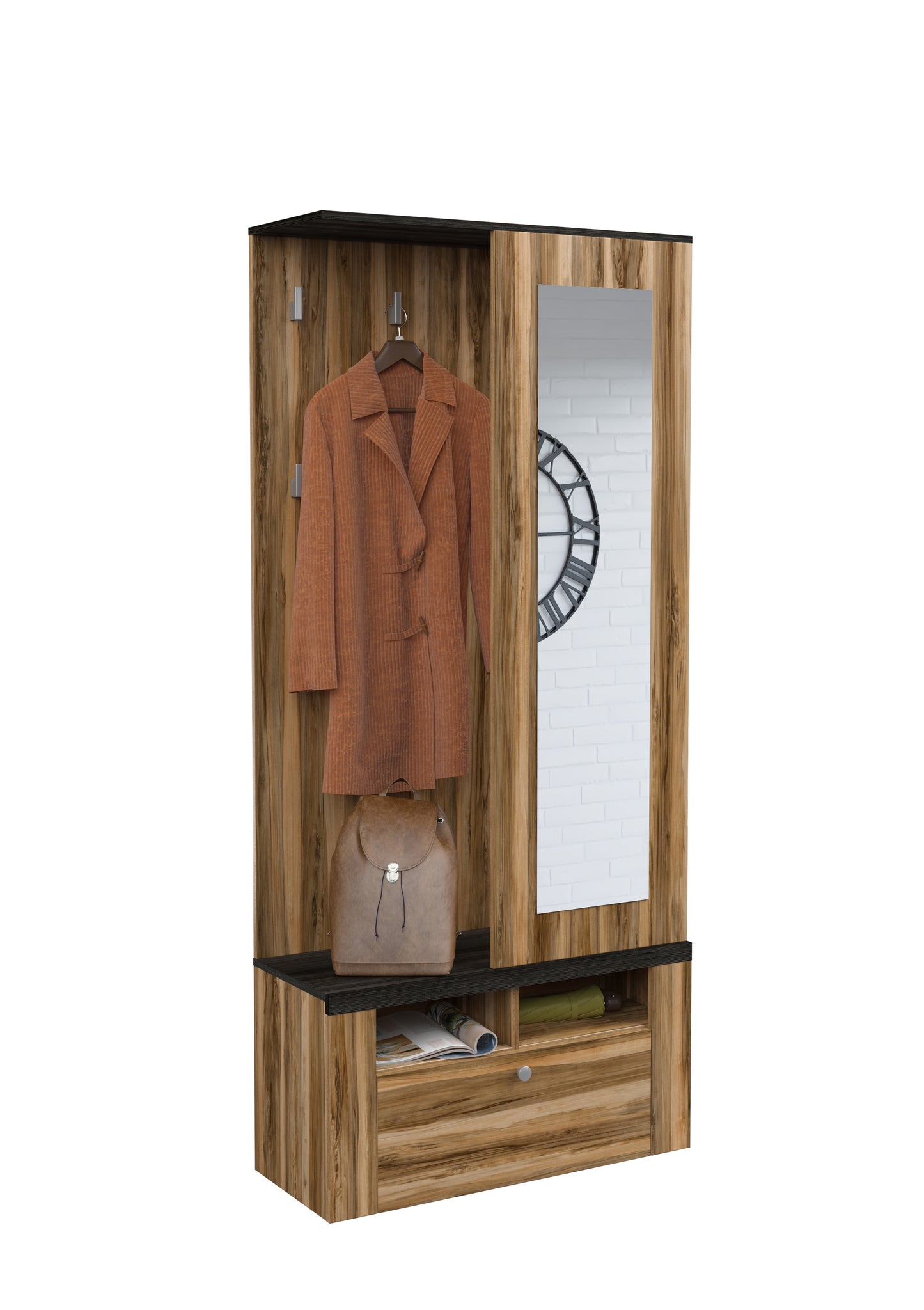 Larona - Wardrobe set I / Nussbaum/ touchwood 